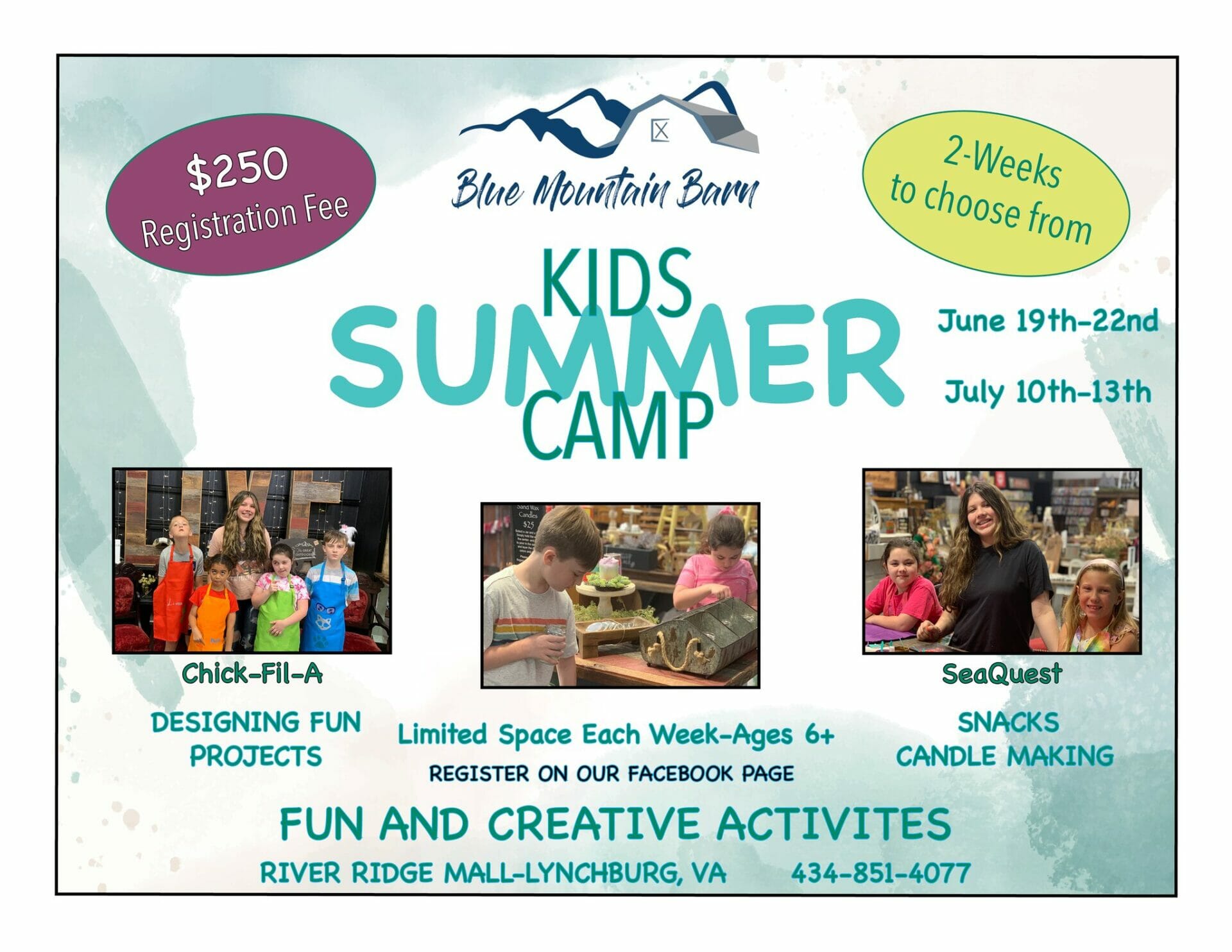 Blue Mountain Barn Kids Summer Camp LYH Lynchburg Tourism